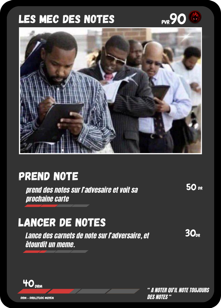 mec des notes
