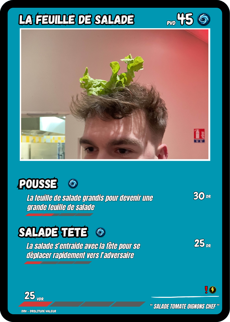 la feuille de salade